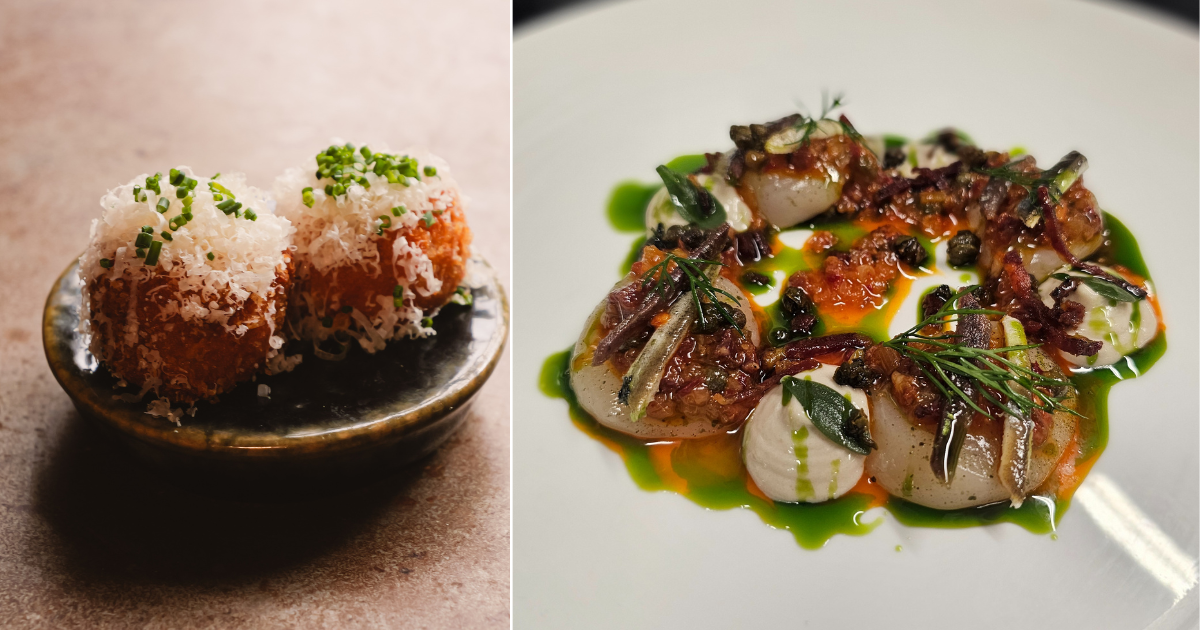 Dave Wall's food at The Unruly Pig